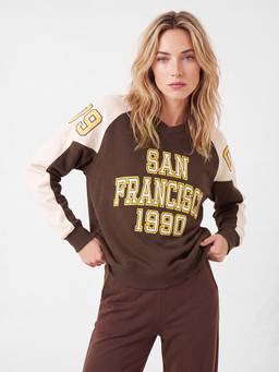 max - Brown San Francisco Oversize Sweatshirt