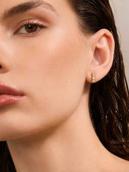 ZAISHA - Maison Trio 18K Gold Plated Stud Earrings
