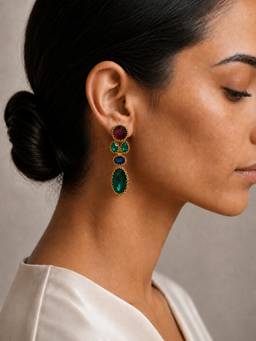 Curio Cottage - Enchanted Multi-Color Drop Earrings