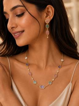 Curio Cottage - Little Jewels Row Necklace Set