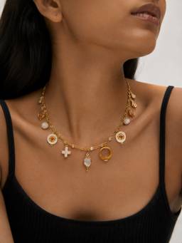 Curio Cottage - Multi-Color Charmed Life Necklace