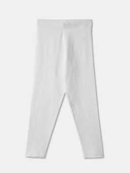 R&B - Cotton Blend Fitted Full Length Mid Rise Girls Legging