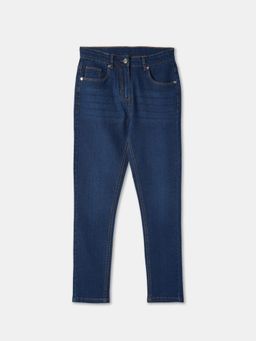 R&B - Denim Skinny Fit Mid-Rise Clean Look Girls Jeans