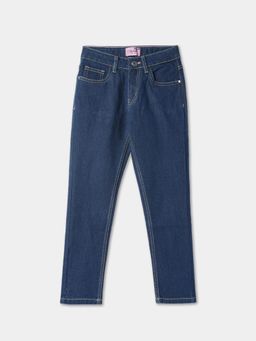 R&B - Stretch Denim Regular Fit Mid-Rise Clean Finish Girls Jeans