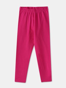 R&B - Cotton Solid Full Length Mid Rise Girls Legging