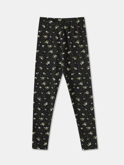 R&B - Cotton Printed Regular Fit Mid-Rise Girls Legging