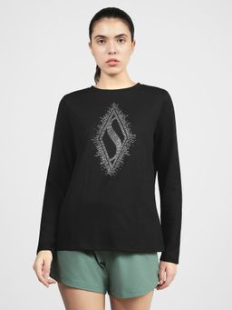 SKECHERS - Women Rhinestone Burst Long Sleeve Tops