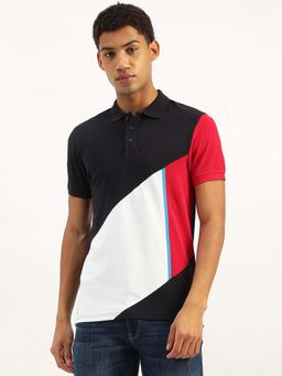 United Colors of Benetton - Regular Fit Colorblock Polo T-Shirt