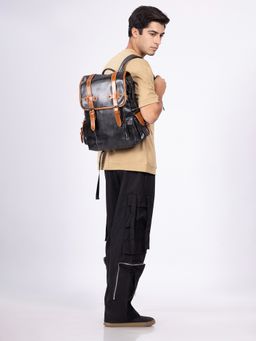 Dimeh - Old School Black Backpack