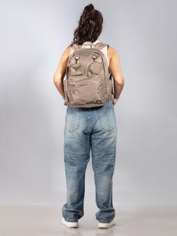 Dimeh - Brain Box Beige Backpack