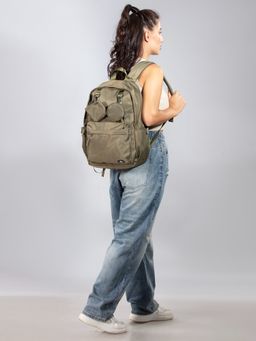 Dimeh - Brain Box Olive Backpack