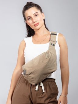 Dimeh - Citified Beige Sling Bag
