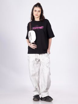 Dimeh - Varsity White Sling Bag