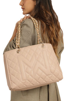 MINI WESST - Women's Beige Tote Bag