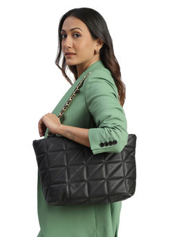 MINI WESST - Women's Black Shoulder Handbag