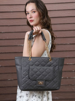 MINI WESST - Women's Grey Tote Bag