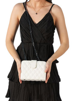 MINI WESST - Parisian Purse White Sling Bag