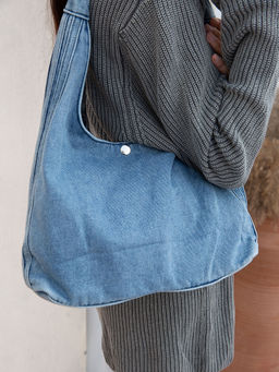 MINI WESST - Denim Arm Shoulder Bag