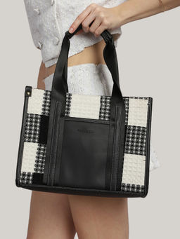 MINI WESST - Chessboard Handbag with Detachable Straps