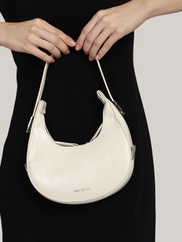 MINI WESST - White Solid Handheld Bag