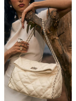 MINI WESST - White Janet Handbag