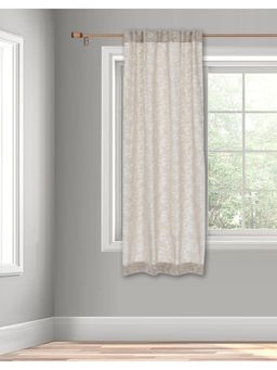 Fabindia - Beige Cutwork Cotton Curtains