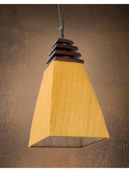 Fabindia - Mustard Chao Cotton Hanging Lamp