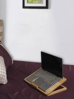 Metalsmith - Wooden Decorative Foldable Multipurpose Laptop Table ( Pre - Assemble )