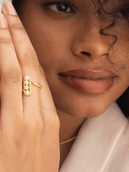 Nishani - 925 White Pearl Ring
