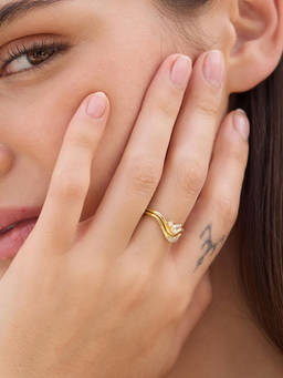 Nishani - 925 White double Ring