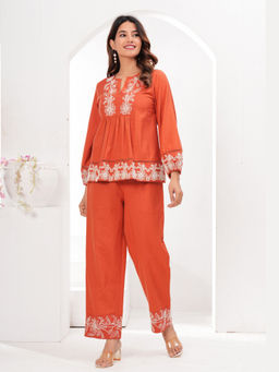 Cevara - Rust Clay Vine Co-ord Set