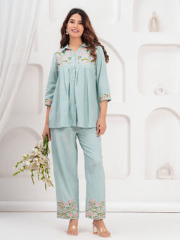 Cevara - Blue Sage Blossom Co-ord Set