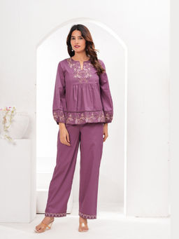 Cevara - Purple Morning Mist Co-ord Set