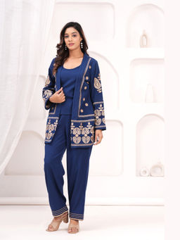 Cevara - Blue Inkstone Co-ord Set