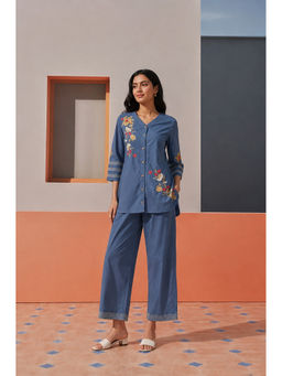 Cevara - Blue Aster Sky Co-ord Set