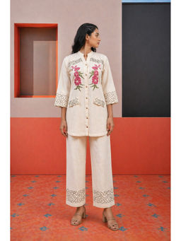 Cevara - White Nysa Co-ord Set