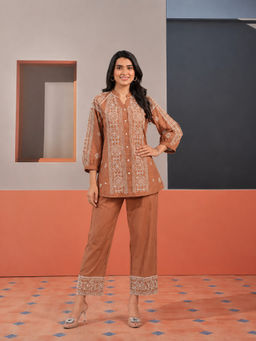 Cevara - Brown Sienna Co-ord Set