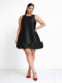 Backup Studio - Satin Black Dress