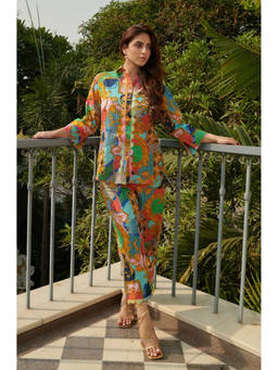 CINCIN Fashion - Multicolor Printed Co-Ord Set