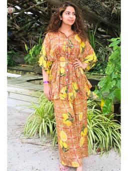 CINCIN Fashion - Multicolor Avika Ghor Co-Ord Set