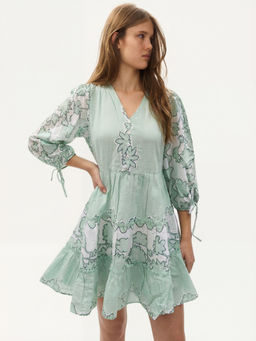 FELRIO - Green Celeste Bloom Dress
