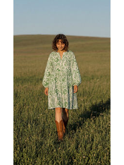 FELRIO - Green Meadow Summer Dress