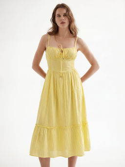 FELRIO - Yellow Lemon Whisper Dress