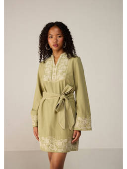 Calling June - Rosselle Green Dress