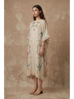 No Grey Area - Cosmic Bloom Off White Kaftan