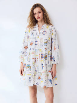 FELRIO - Multi-Color Printed Dress
