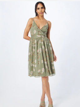 FELRIO - Green Wrap Dress