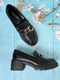 Ronnie Grey - Women Black Solid Loafers