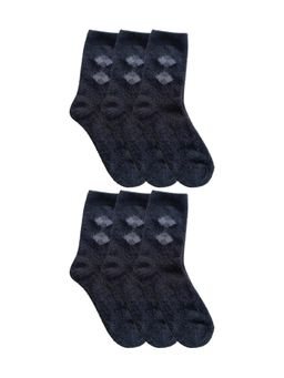 Secrets By ZeroKaata - Unisex Winter Wear Socks (Pack of 6)