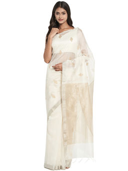 Fabindia - Natural Chanderi Cotton Silk Saree